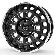 Borbet CW 7 black rim window polished matt